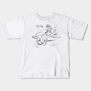 Flying Ostrich Kids T-Shirt